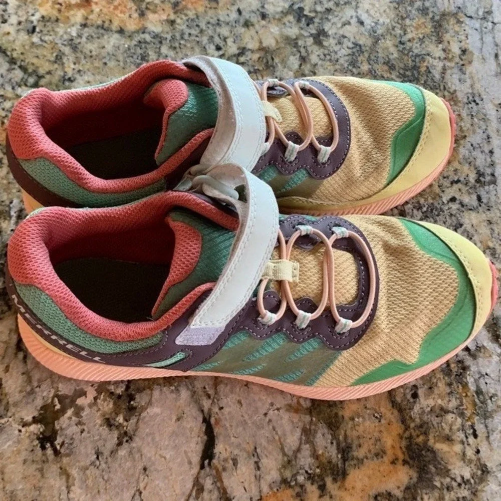 Merrell Nova 2 Trail Running Shoes Kids 5.5M Multicolor Sneakers MK265731